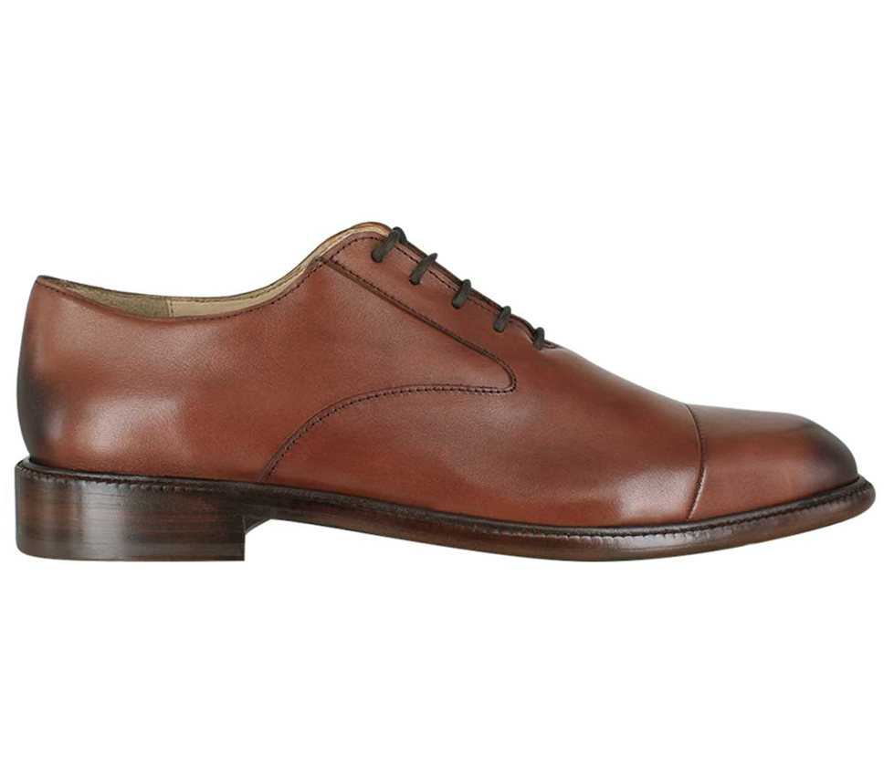 Zapato Carlo Ronaldi Modelo 1112 Becerro Café Capuchino