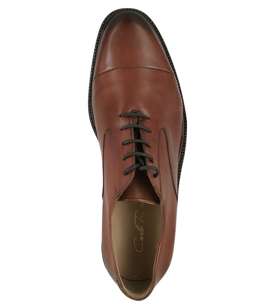 Zapato Carlo Ronaldi Modelo 1112 Becerro Café Capuchino
