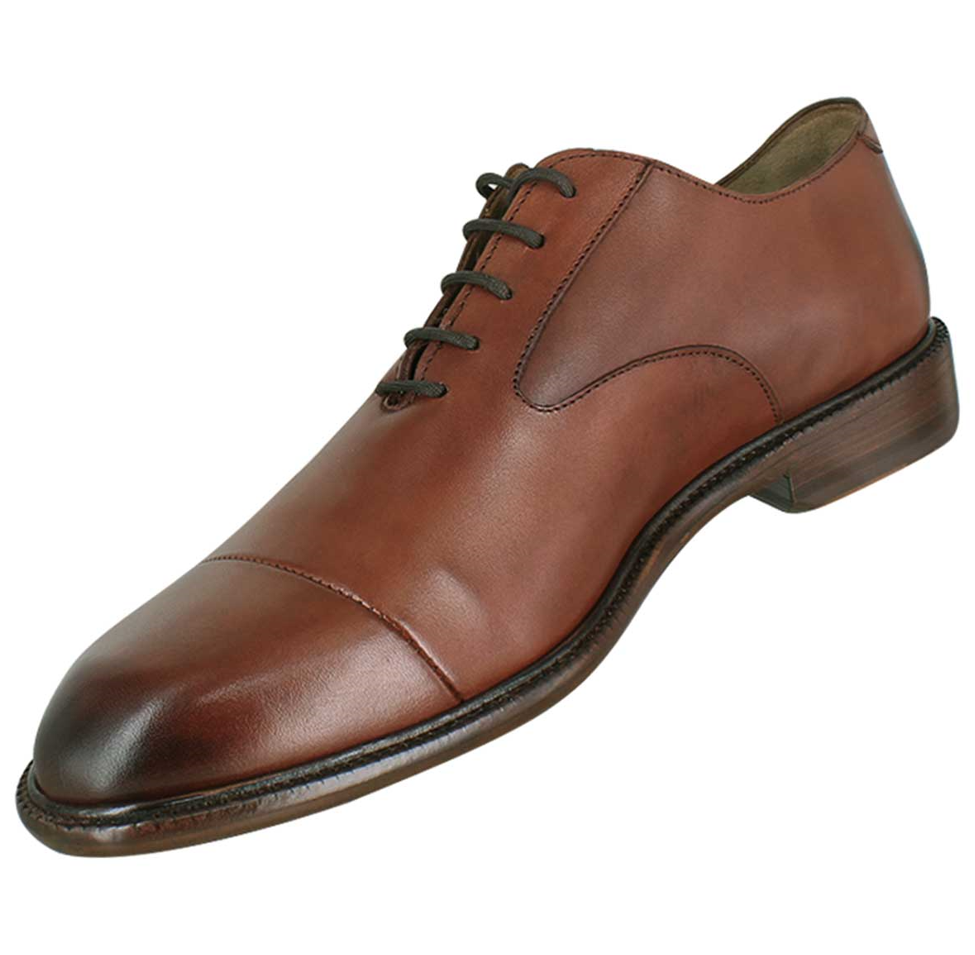 Zapato Carlo Ronaldi Modelo 1112 Becerro Café Capuchino
