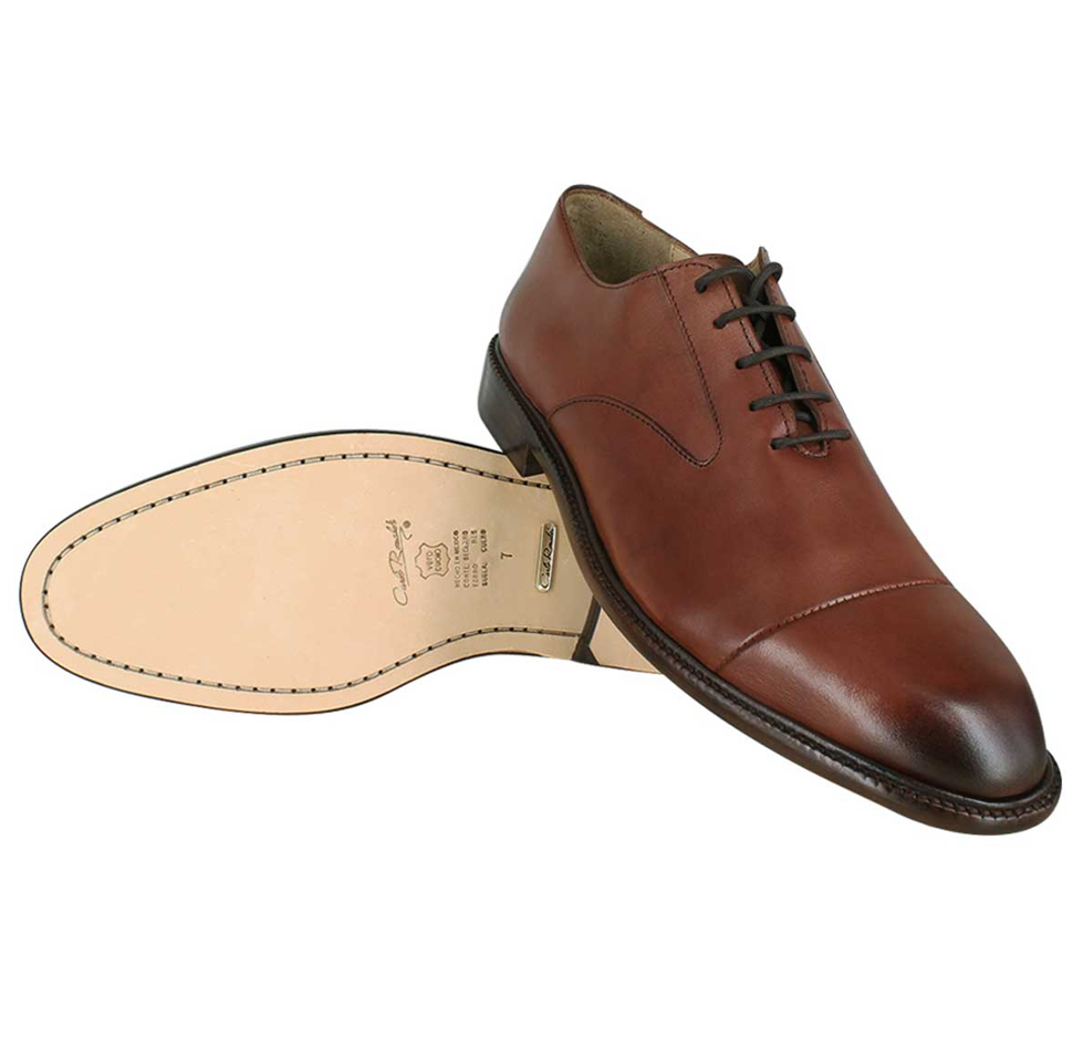 Zapato Carlo Ronaldi Modelo 1112 Becerro Café Capuchino
