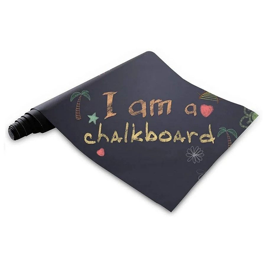 Papel Pizarra Negra Autoadhesiva Vinilo Magnético Pizarrón