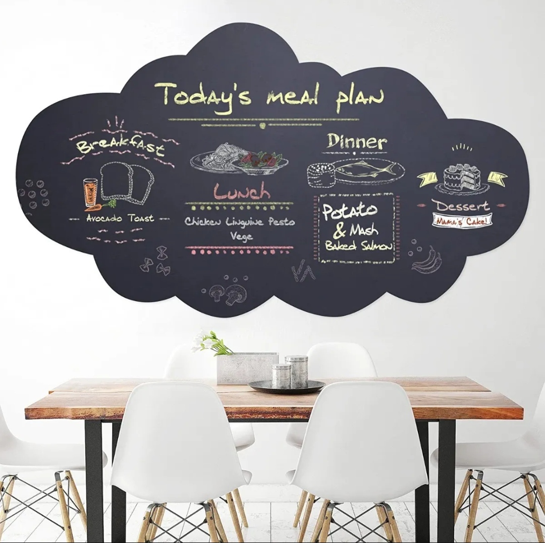 Papel Pizarra Negra Autoadhesiva Vinilo Magnético Pizarrón