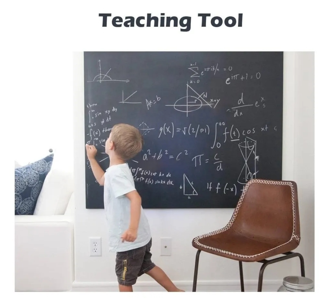 Papel Pizarra Negra Autoadhesiva Vinilo Magnético Pizarrón