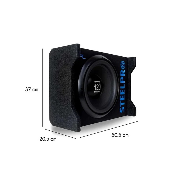 Subwoofer SteelPro 12 Amplificado 1200w Alta Presion SPL1200XB
