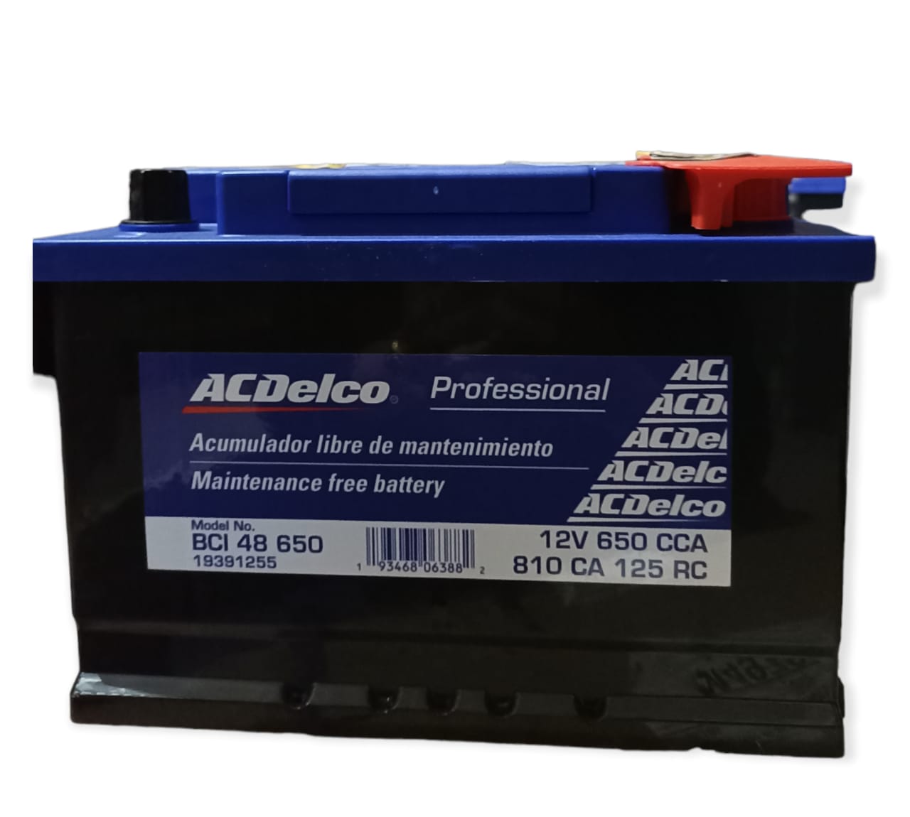 Bateria para auto CHEVROLET/ BUIK/ GMC/ CADILLAC/ FORD/ HONDA/ KIA/ VOLKSWAGEN 