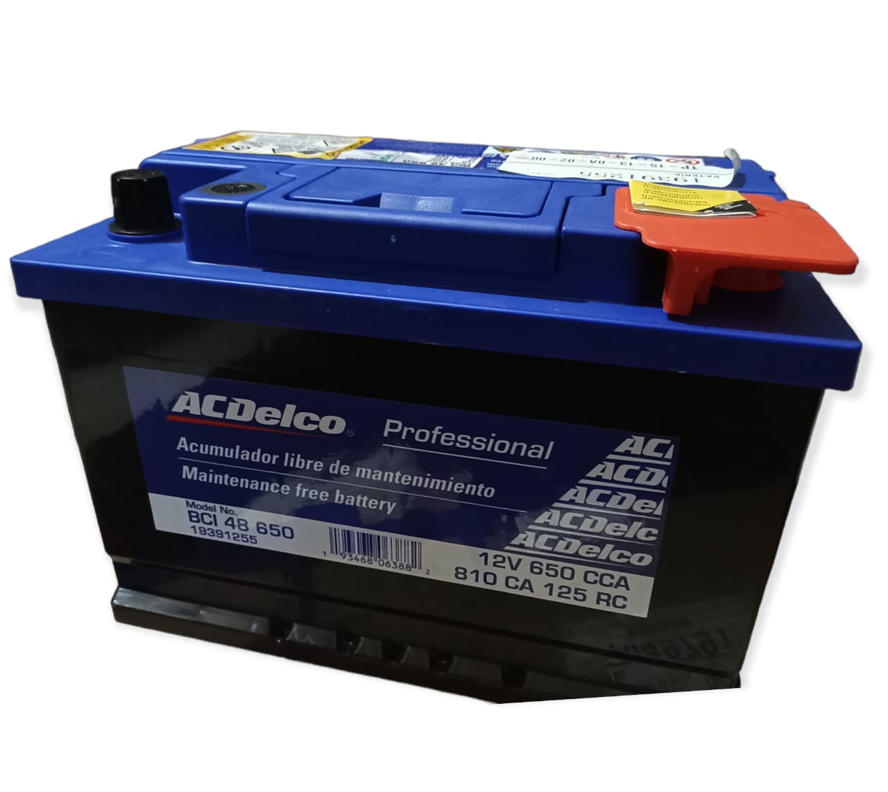 Bateria para auto CHEVROLET/ BUIK/ GMC/ CADILLAC/ FORD/ HONDA/ KIA/ VOLKSWAGEN 