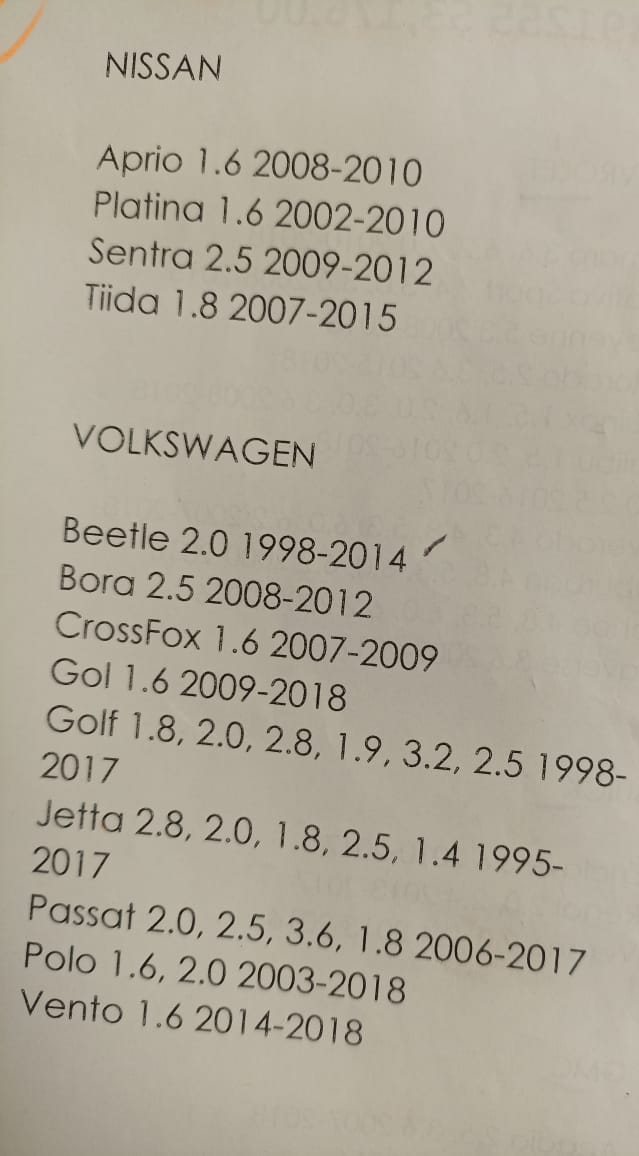 Batería de Auto para Chevrolet/ GMC/ BUICK/ FORD/ KIA/ MAZDA/ NISSAN/ VOLKSWAGEN