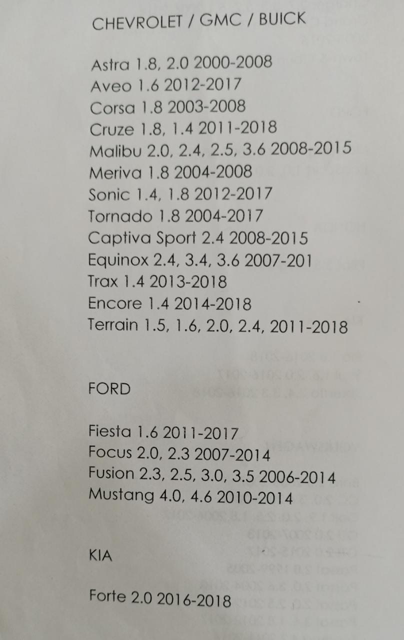 Batería de Auto para Chevrolet/ GMC/ BUICK/ FORD/ KIA/ MAZDA/ NISSAN/ VOLKSWAGEN