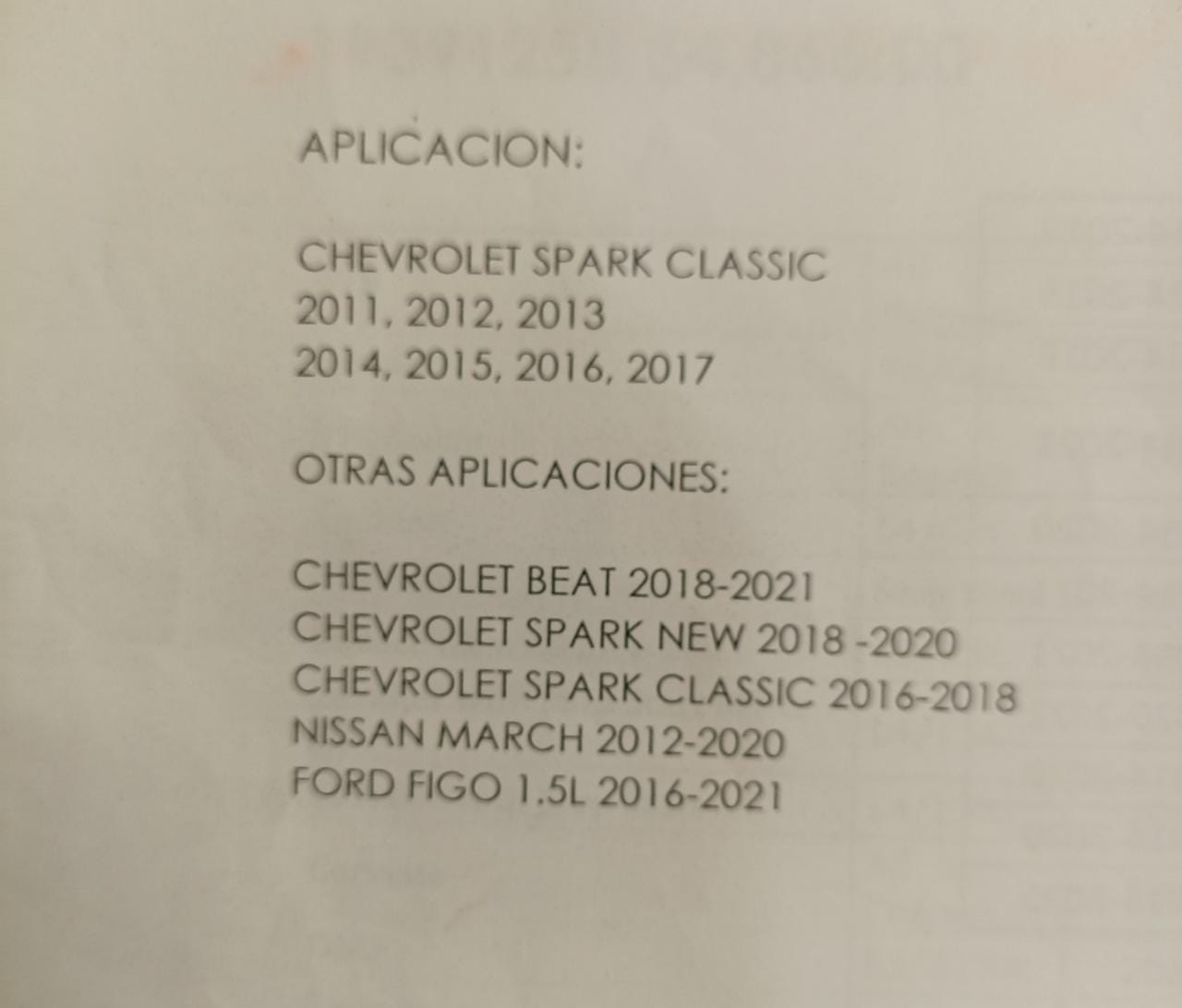 Bateria para Auto Chevrolet  Beat / Spark / Nissan March/ Ford Figo 