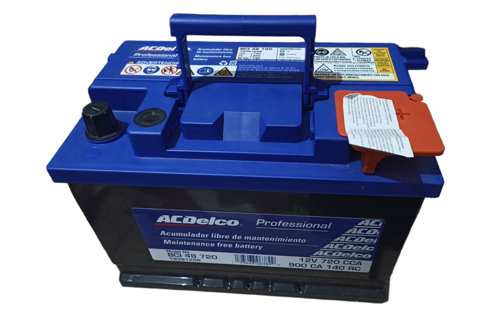 Bateria para Auto Honda/ Chevrolet/ Kia/ Volkswagen/ GMC ACDelco