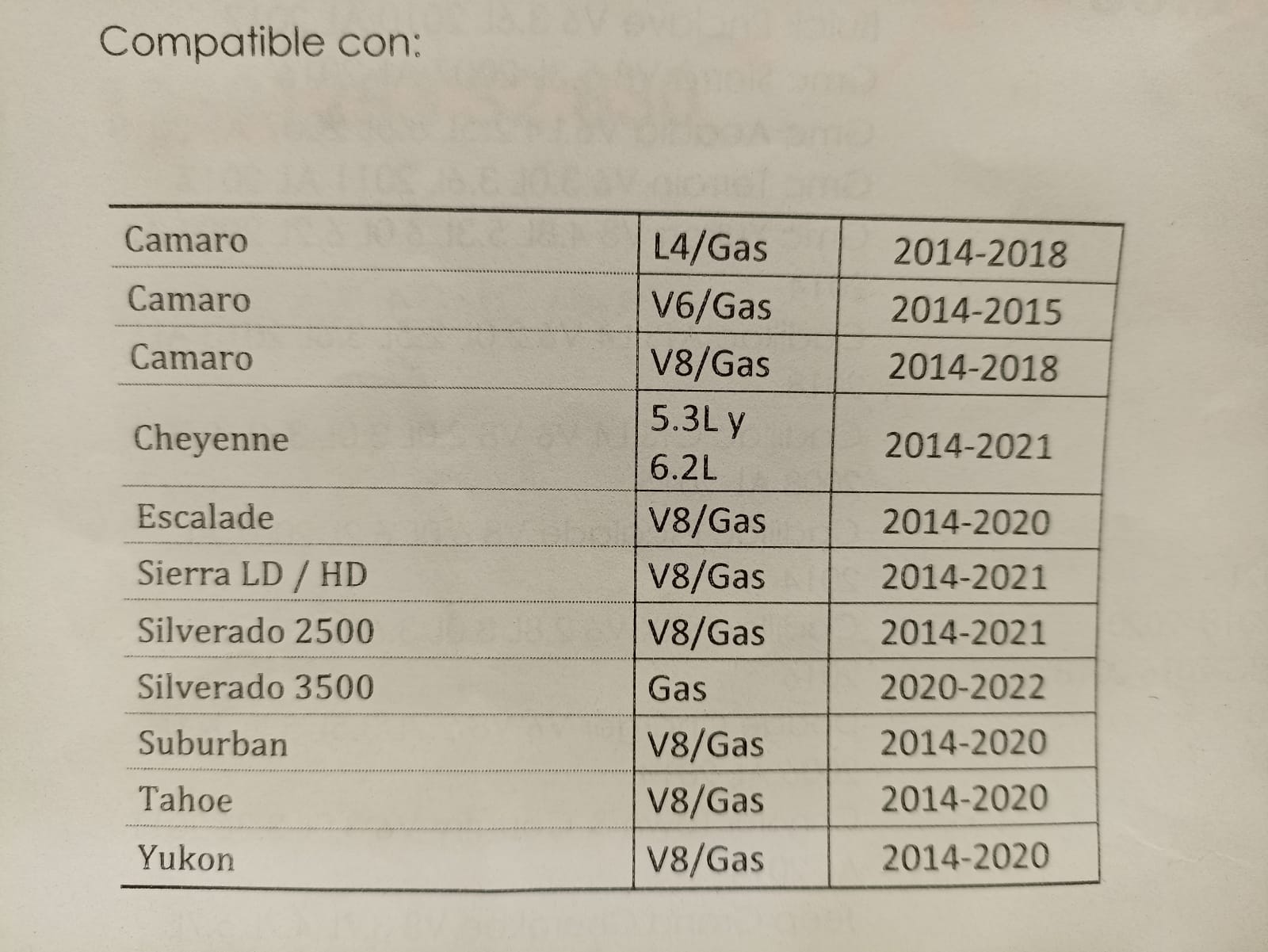 Bateria para Auto Tahoe/ Silverado/ Yukon/ Cheyenne/ Escalade ACDelco