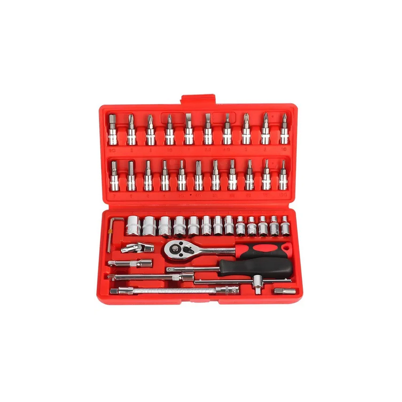 Juego De Herramientas Mecanica Dados Acerokit 46 Pcs