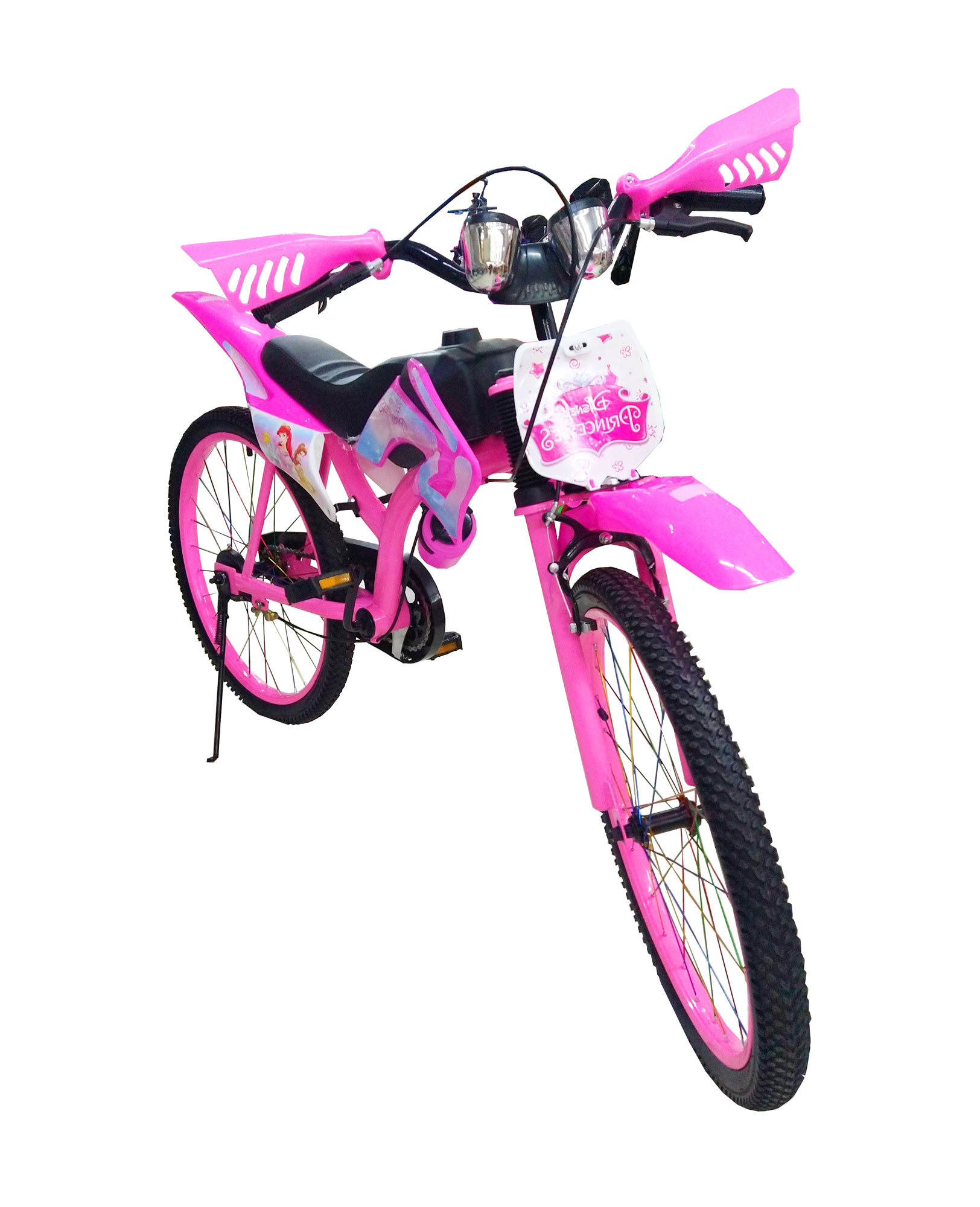 Bicicleta Para Niños R-16 Sonido Tipo Moto Cross Personajes
