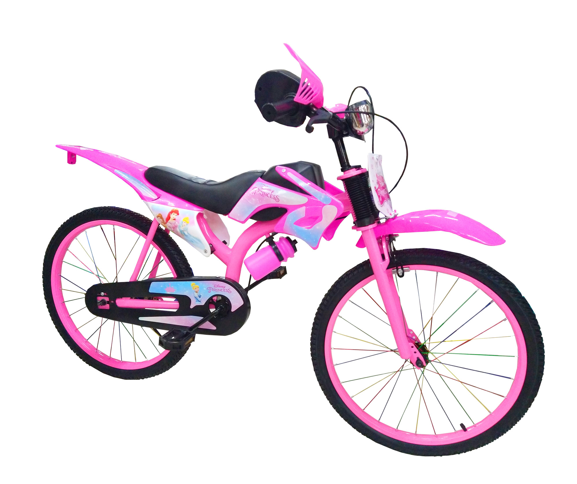 Bicicleta Para Niños R-16 Sonido Tipo Moto Cross Personajes