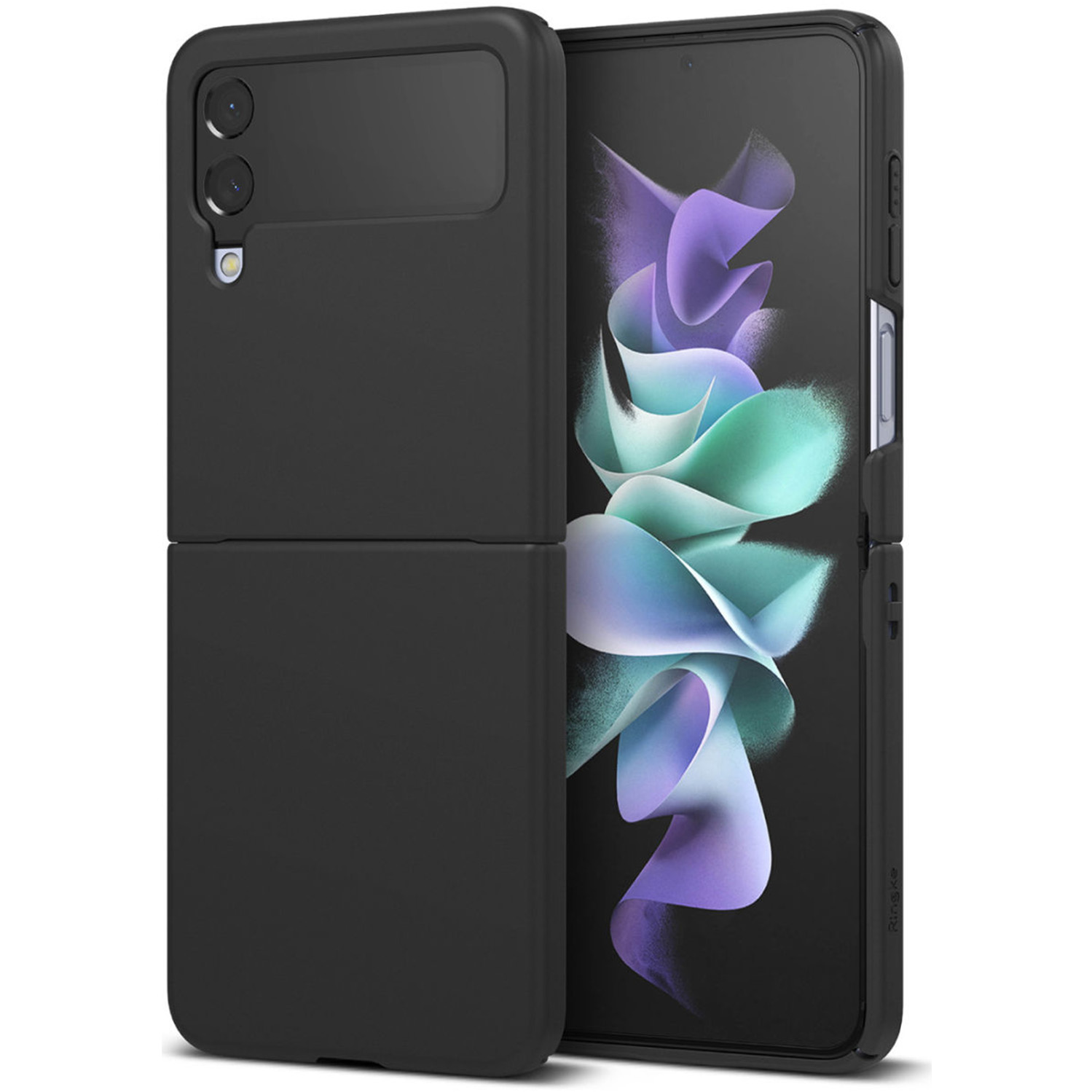 Funda Para Galaxy Z Flip 4 Ringke Slim Rígida Negro