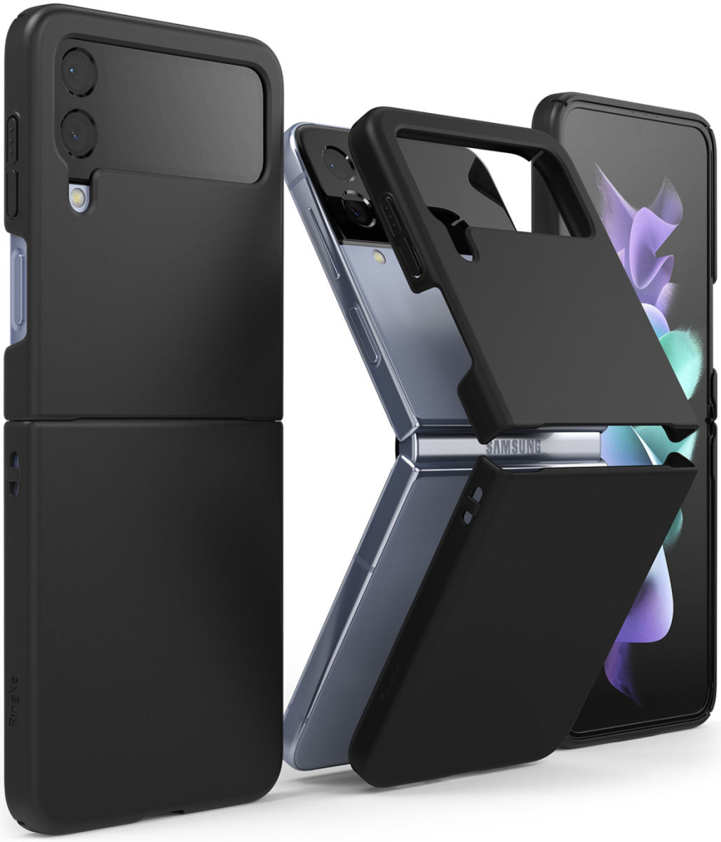 Funda Para Galaxy Z Flip 4 Ringke Slim Rígida Negro