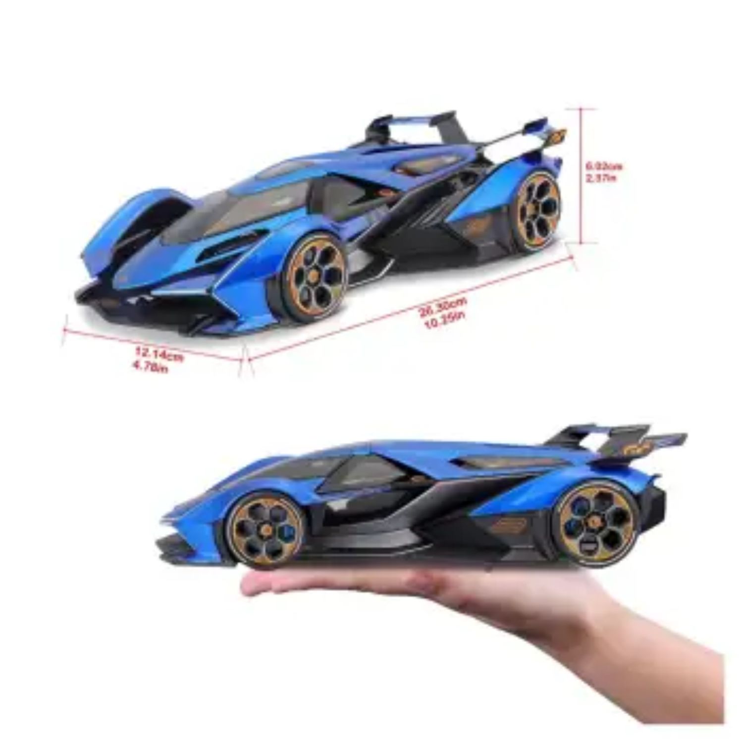 Lamborghini V12 Visión AUTO COLECCION ESCALA 1/18 IMPORTADO JUGUETE