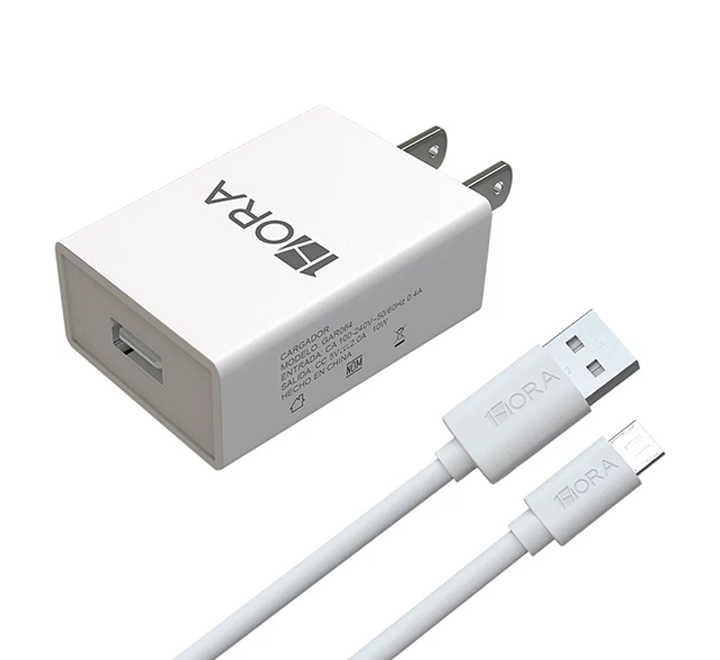 Combo Cargador Carga Rapida V8 2.0A 1HORA