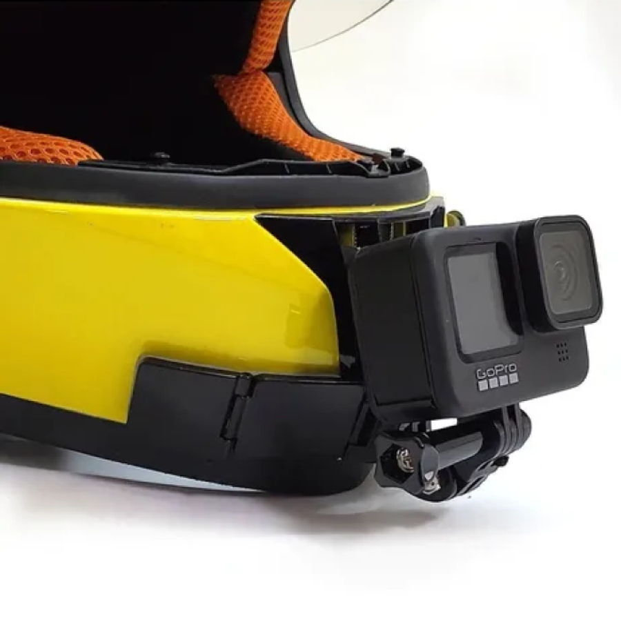 Soporte Montura Porta Camara Para Casco De Moto Gopro