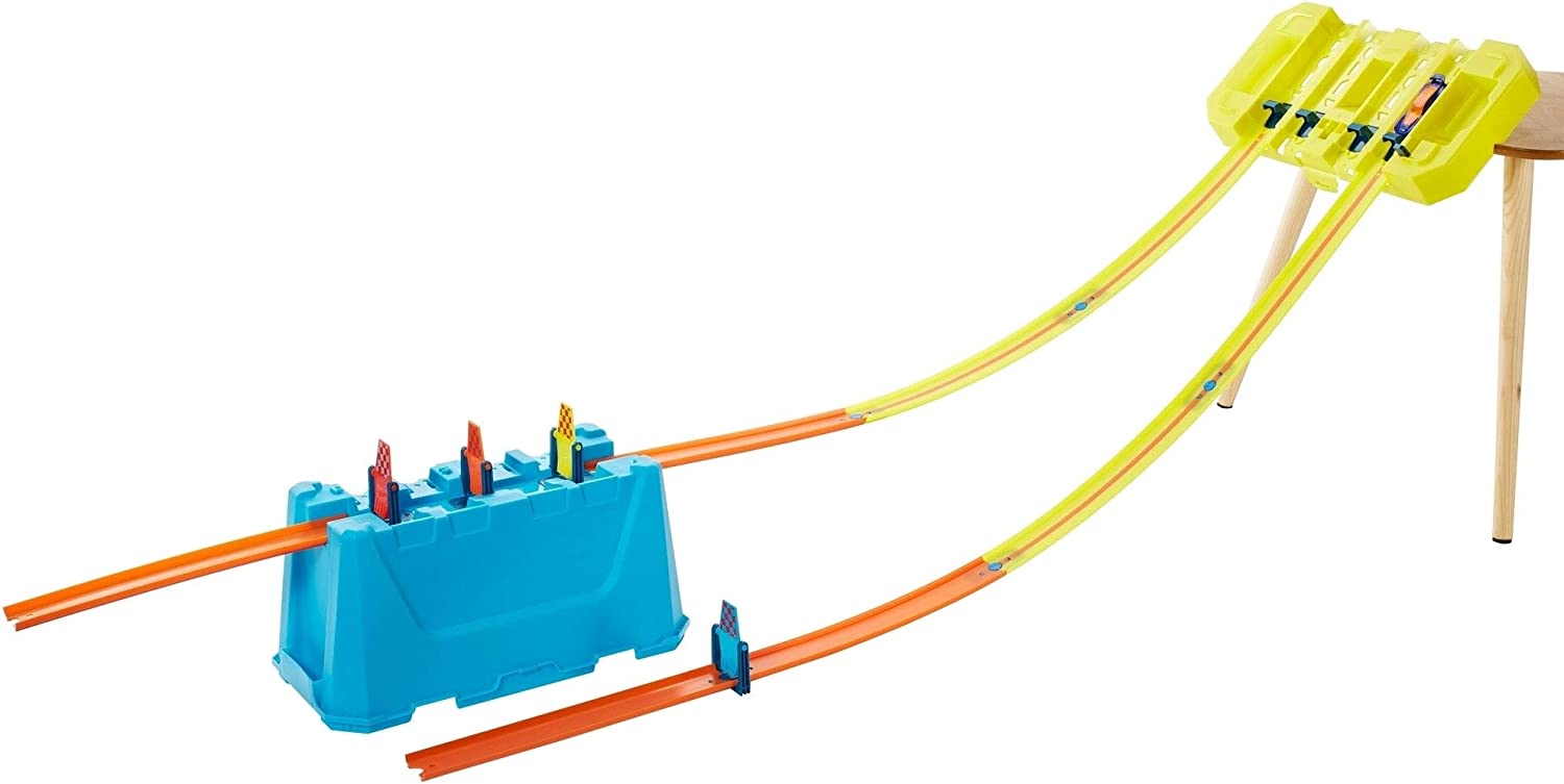 Hot Wheels Track Builder Caja De Velocidad Multijugador