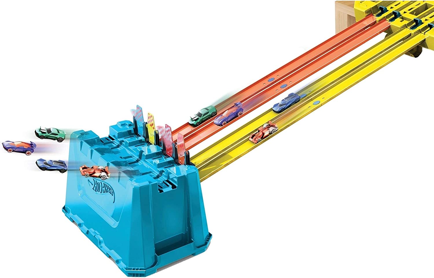 Hot Wheels Track Builder Caja De Velocidad Multijugador