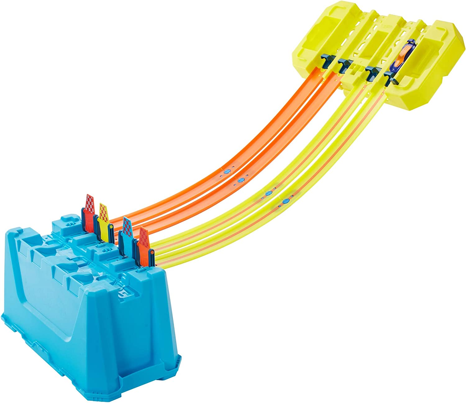 Hot Wheels Track Builder Caja De Velocidad Multijugador