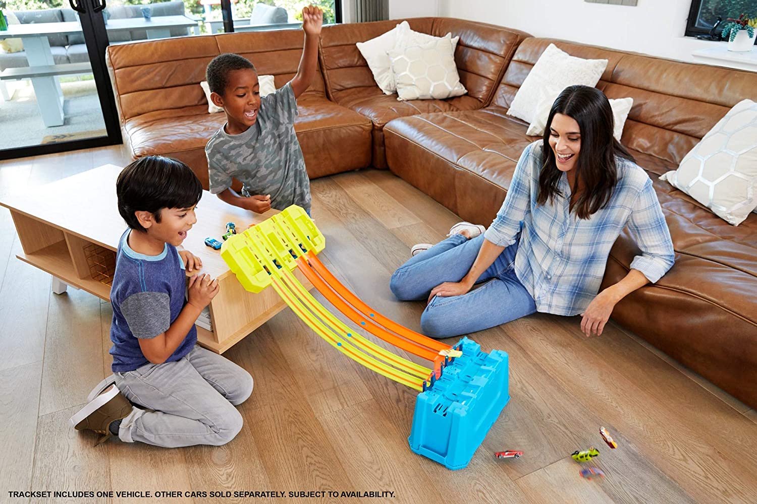 Hot Wheels Track Builder Caja De Velocidad Multijugador