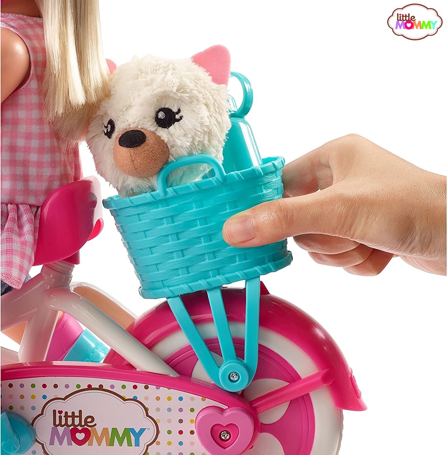 Muñeca Little Mommy Paseo En Bici ¡Pedalea De Verdad!