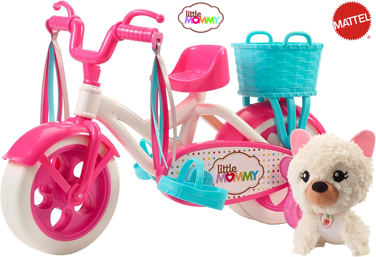 Muñeca Little Mommy Paseo En Bici ¡Pedalea De Verdad!