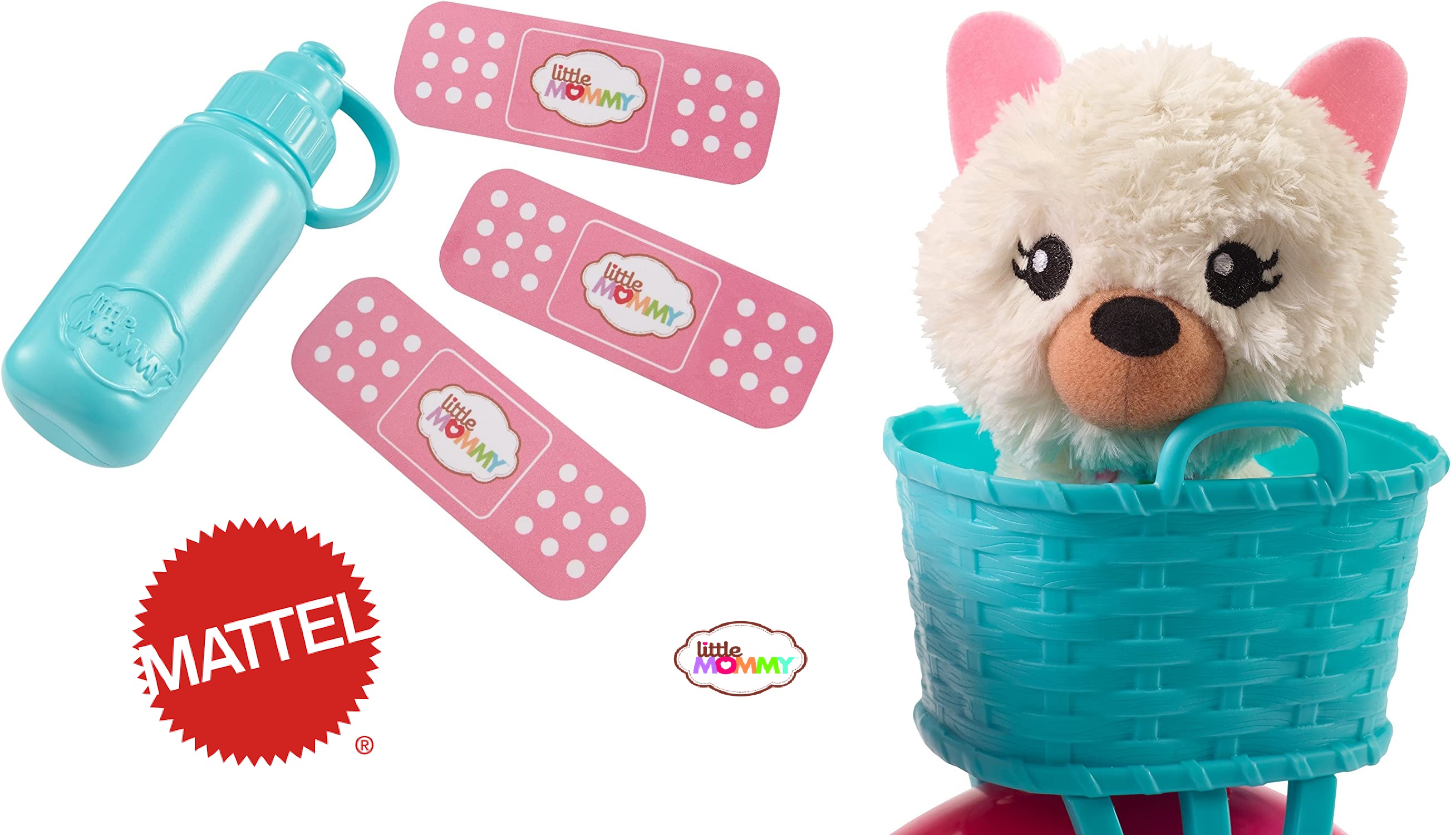 Muñeca Little Mommy Paseo En Bici ¡Pedalea De Verdad!