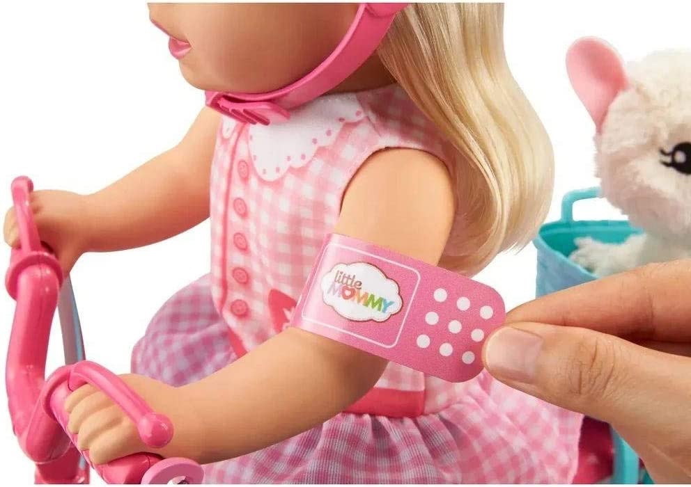 Muñeca Little Mommy Paseo En Bici ¡Pedalea De Verdad!