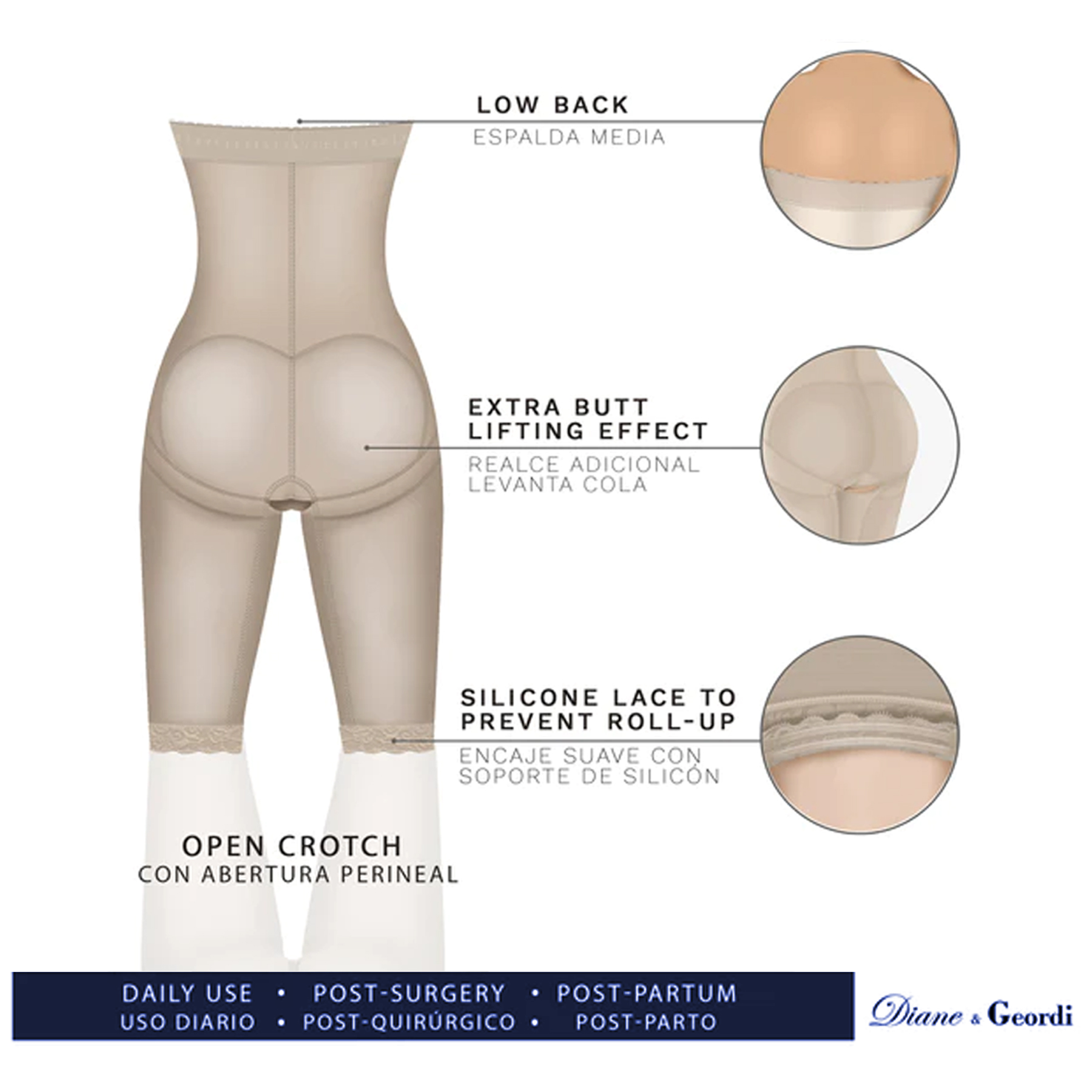 Faja Reductora y Moldeadora Control Abdominal Powernet Alta Compresion Original de Colombia.