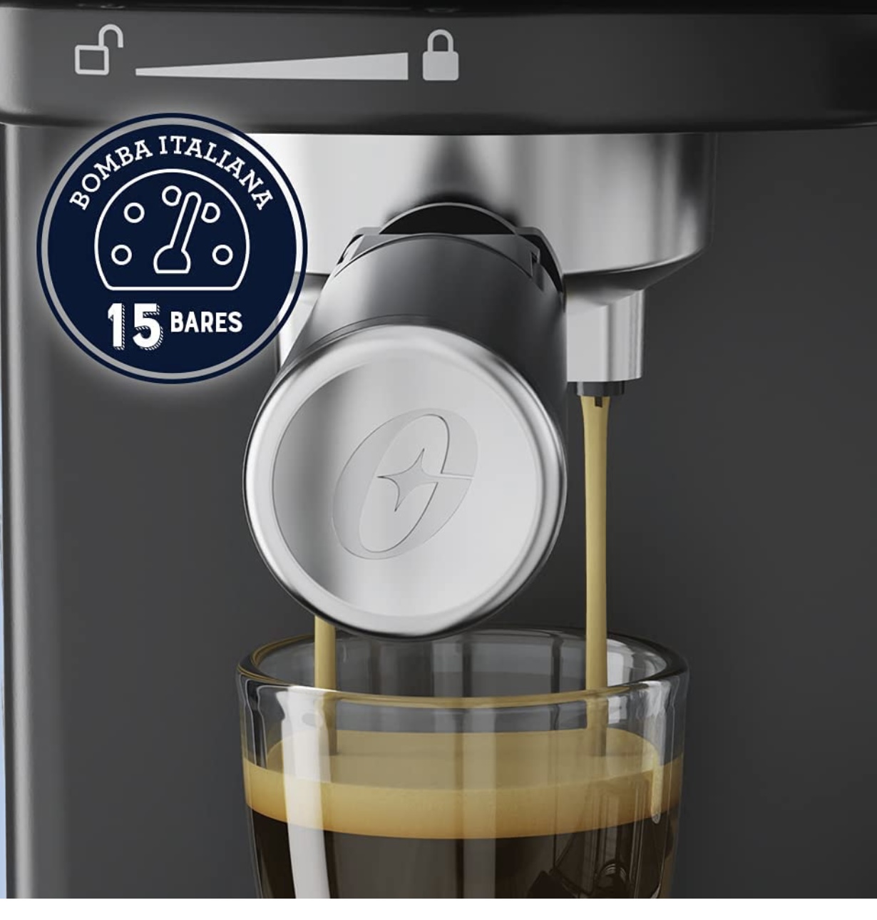 Cafetera automática de espresso roja Oster PrimaLatte