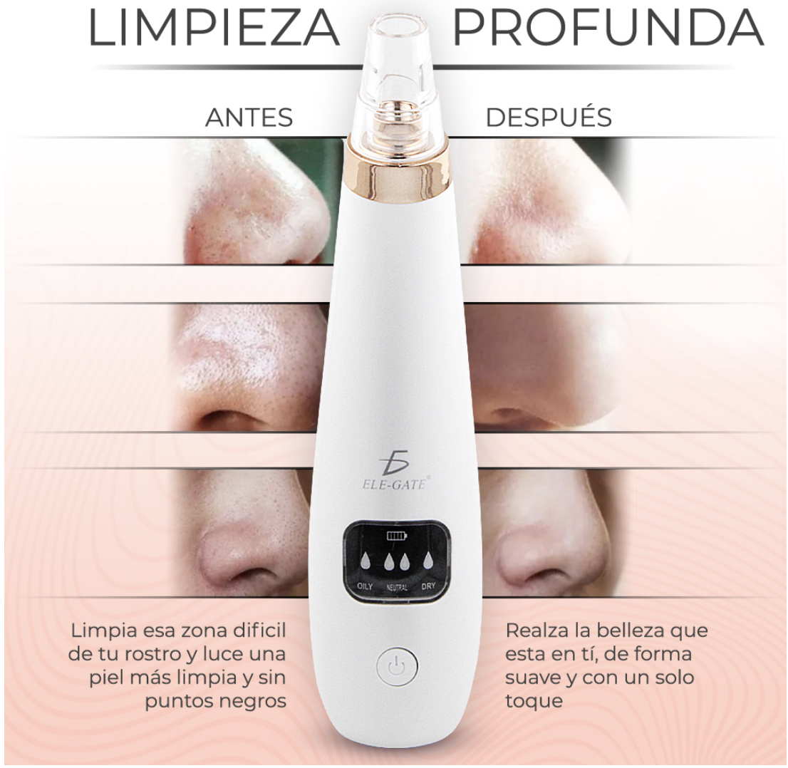 Extractor de Puntos Negros y Limpiador de Poros