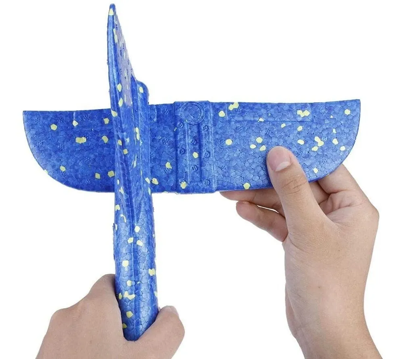 Avión Planeador Avioneta Unicel con Luces LED Fly-Oled