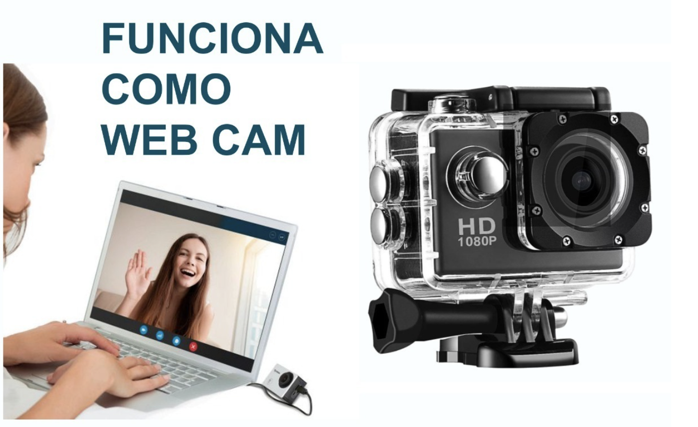 Camara Deportiva 4K Ultra HD con Wifi