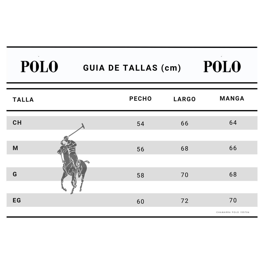 Chamarra Para Caballero Marca Hpc Polo 100% Original