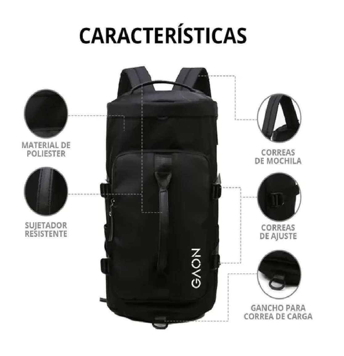 Mochila Para Senderismo Campismo Maleta Y Bolsa Para Gym