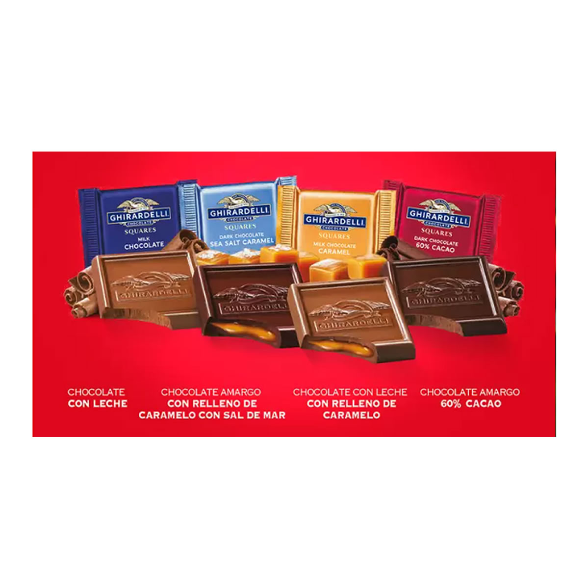 Surtido de Chocolates Ghirardelli 674 g