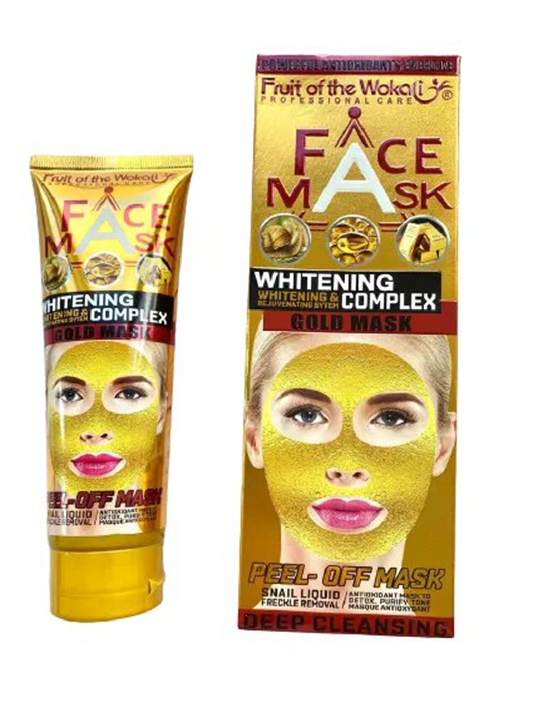 Mascarilla Dorada Limpiadora Facial Antioxidante