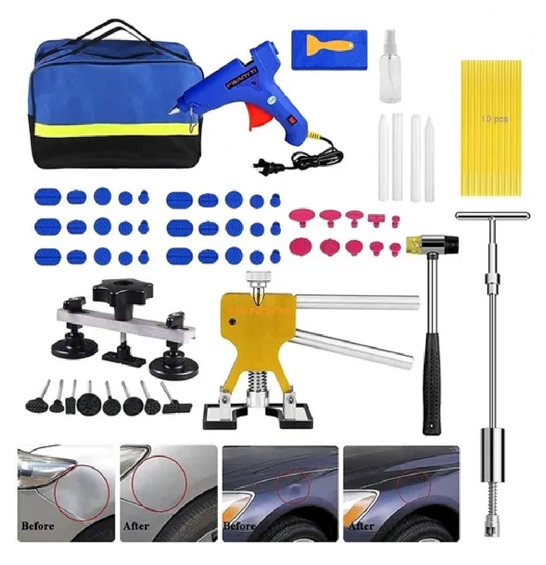 Kit Saca Golpes De Auto Ventosa Para Abolladuras
