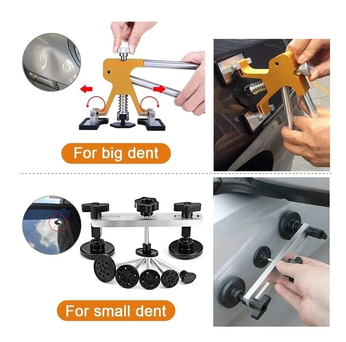 Kit Saca Golpes De Auto Ventosa Para Abolladuras