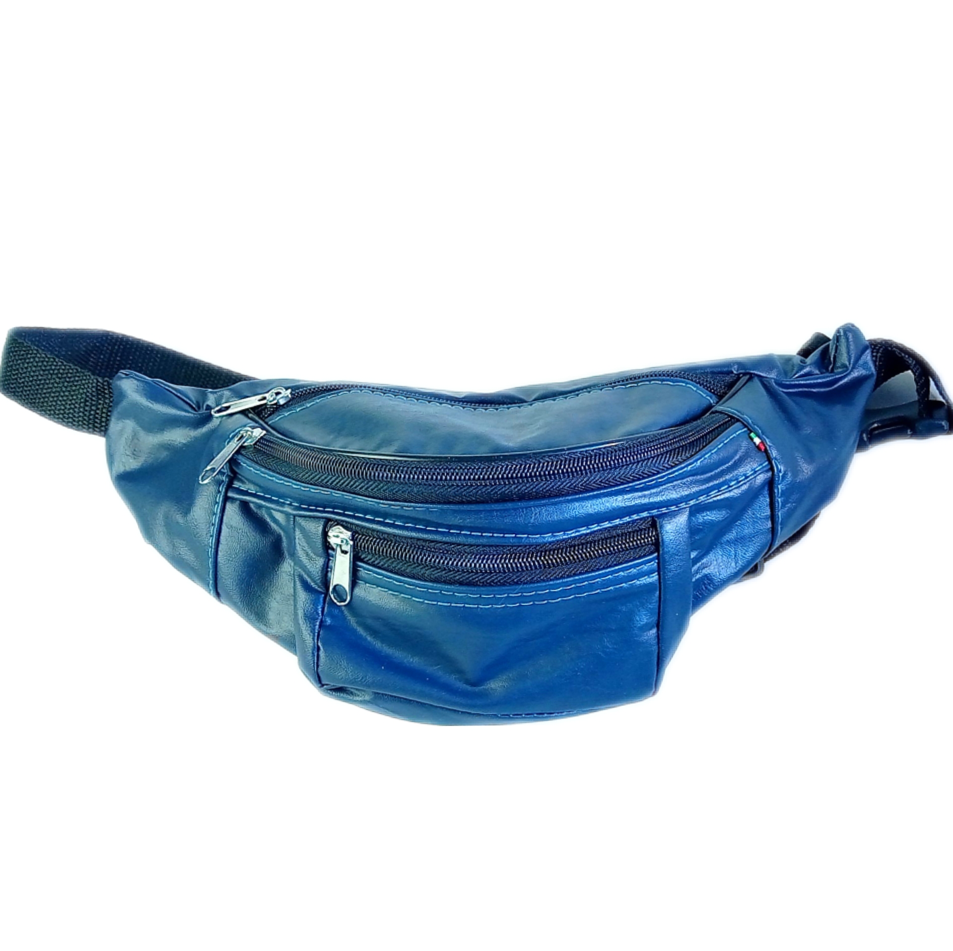 Cangureras Deportivas De Cuero Y Lona