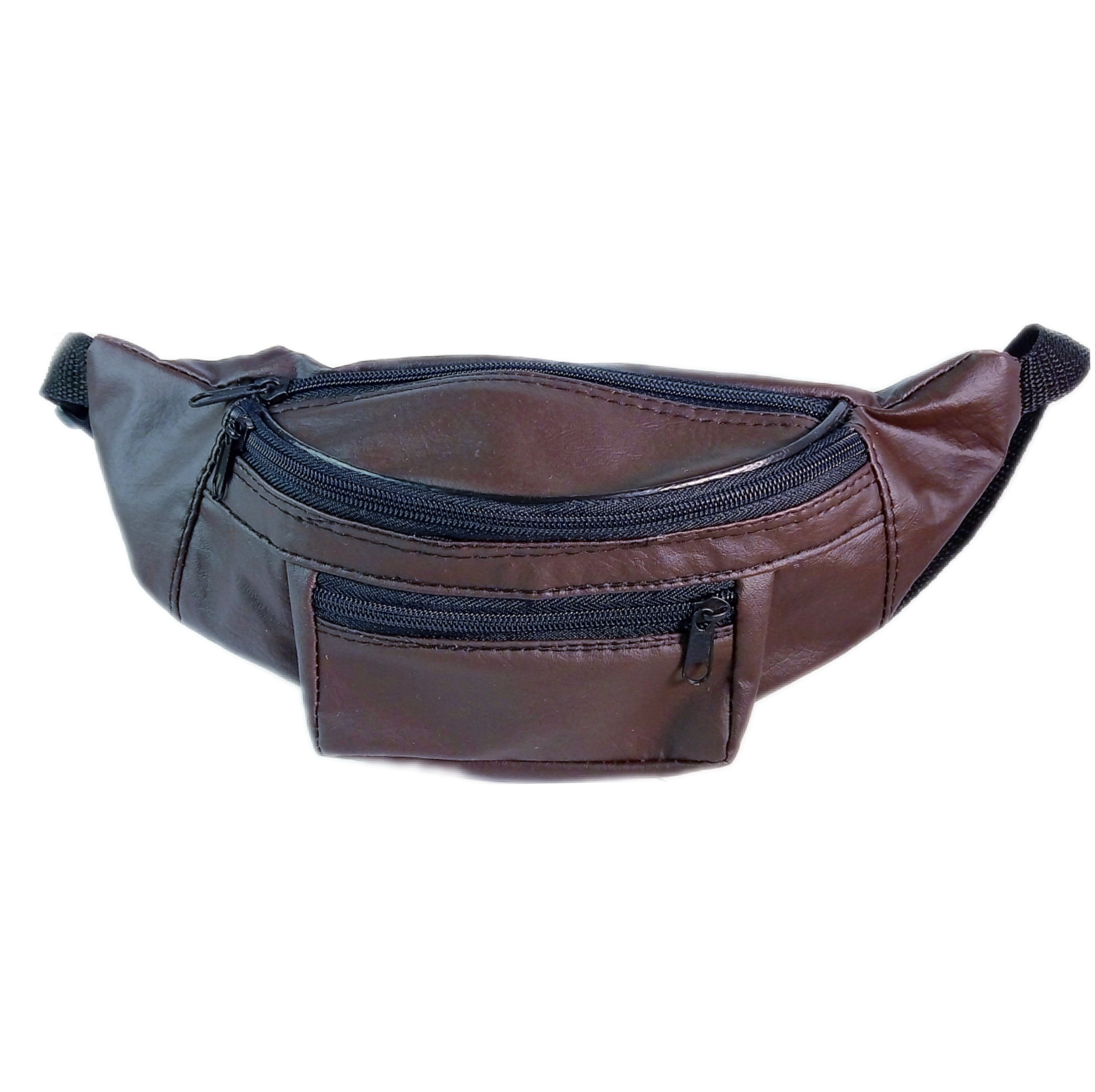 Cangureras Deportivas De Cuero Y Lona