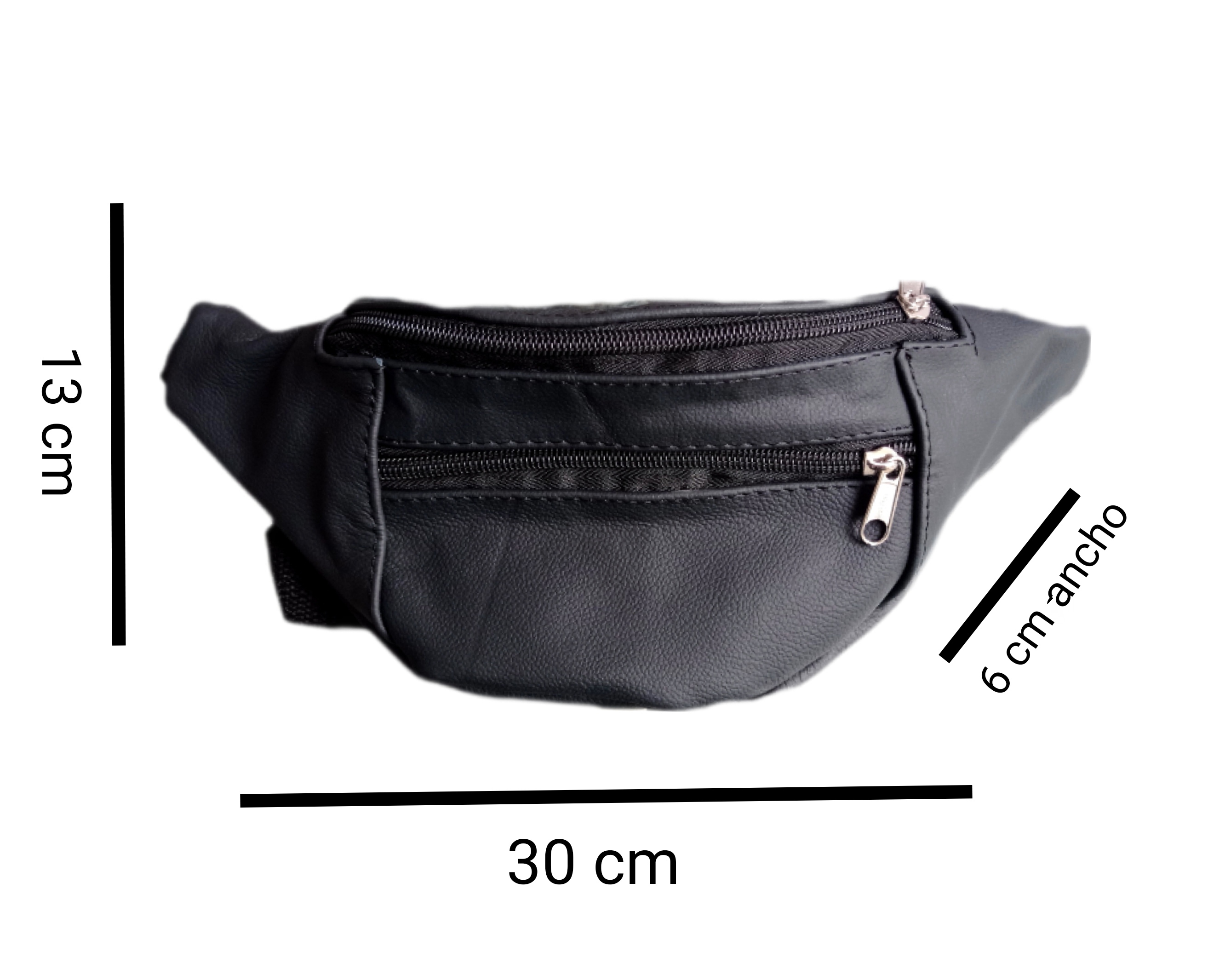 Cangureras Deportivas De Cuero Y Lona