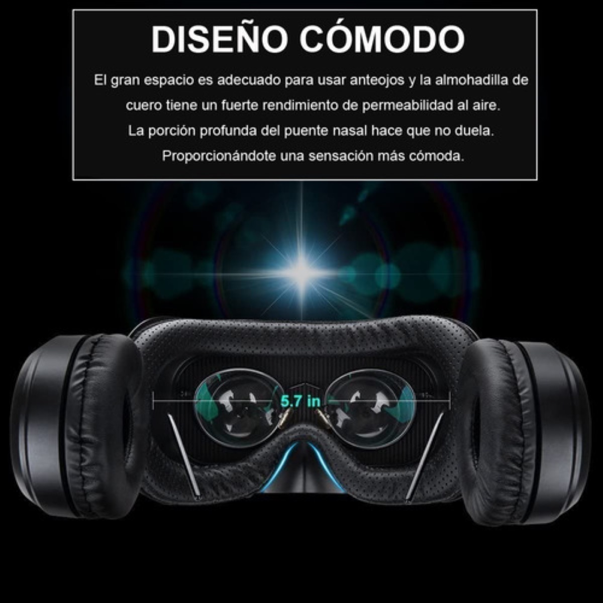 Lente De Realidad Virtual 3d Para Móvil 4.7-6.53 