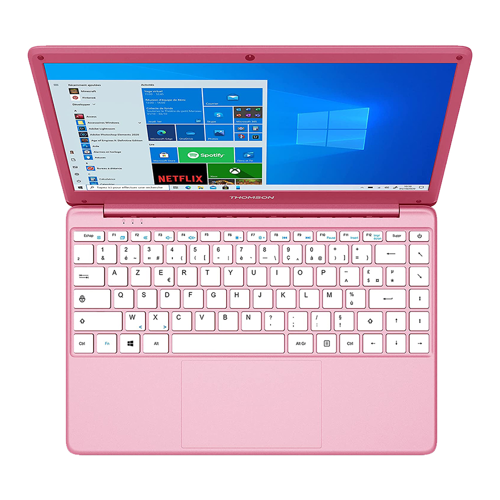 Laptop Thomson Neo X14C Procesador Intel Celeron Pantalla 14 Pulgadas Disco Duro eMMC 64GB Ram 4GB- Rosa