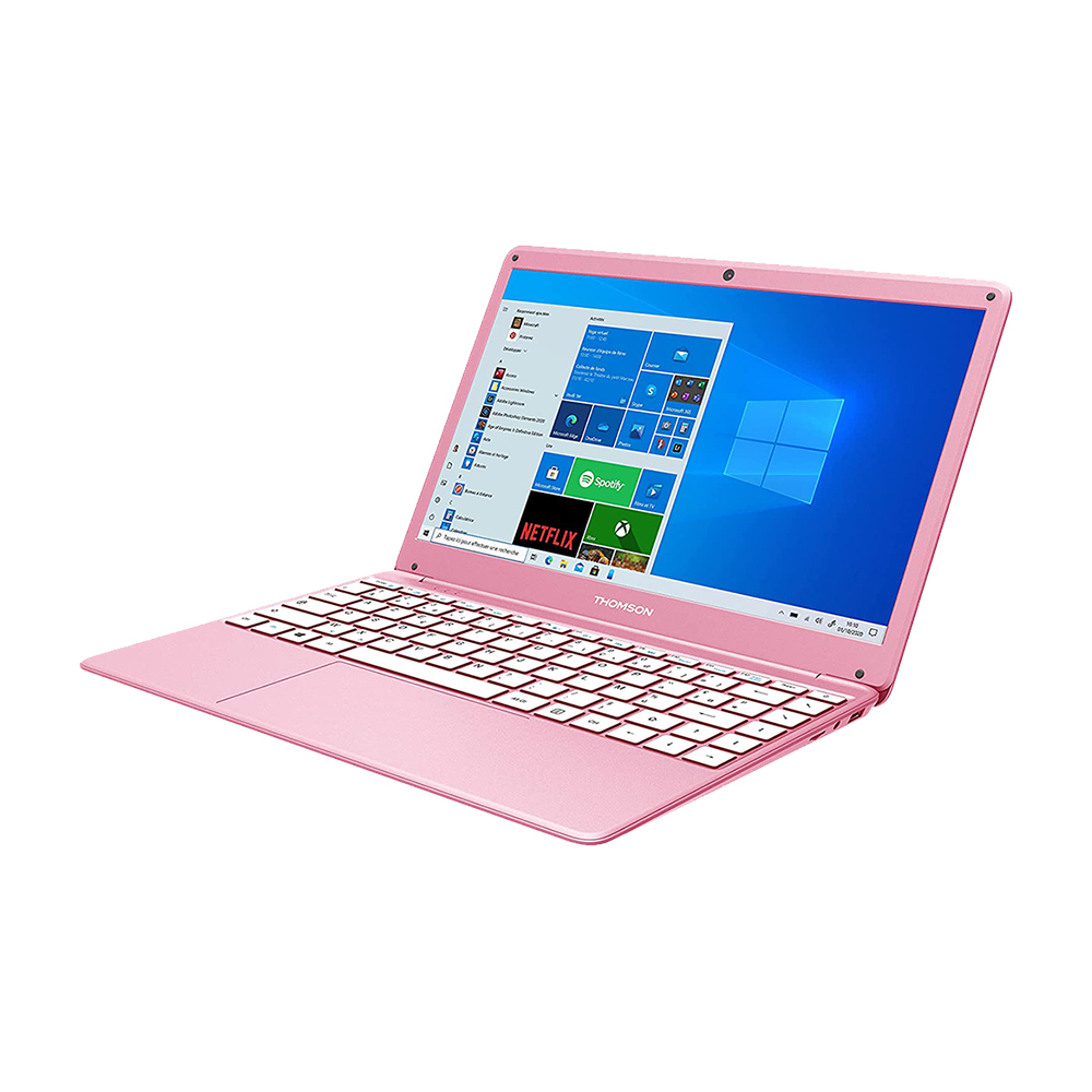 Laptop Thomson Neo X14C Procesador Intel Celeron Pantalla 14 Pulgadas Disco Duro eMMC 64GB Ram 4GB- Rosa