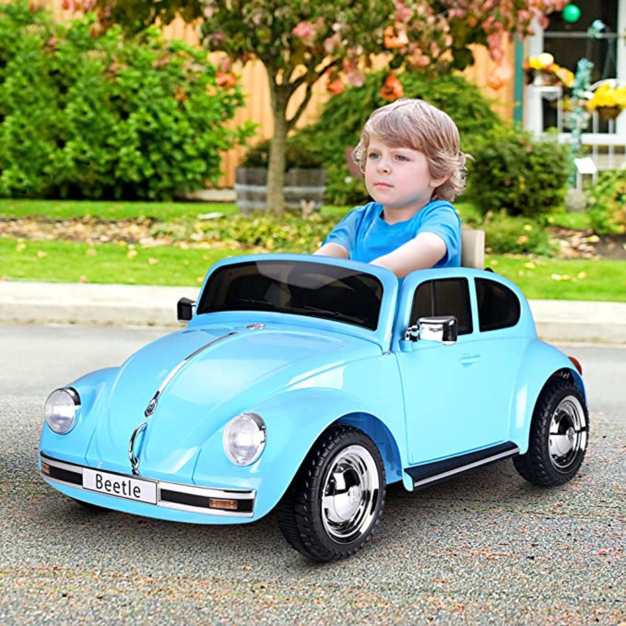 Montable Eléctrico VW Beetle para Niños Azul