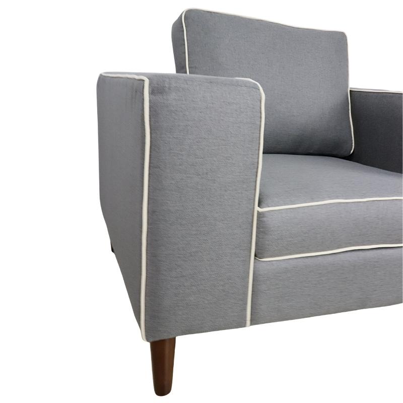 Sillón Moderno Individual Gris Vancouver